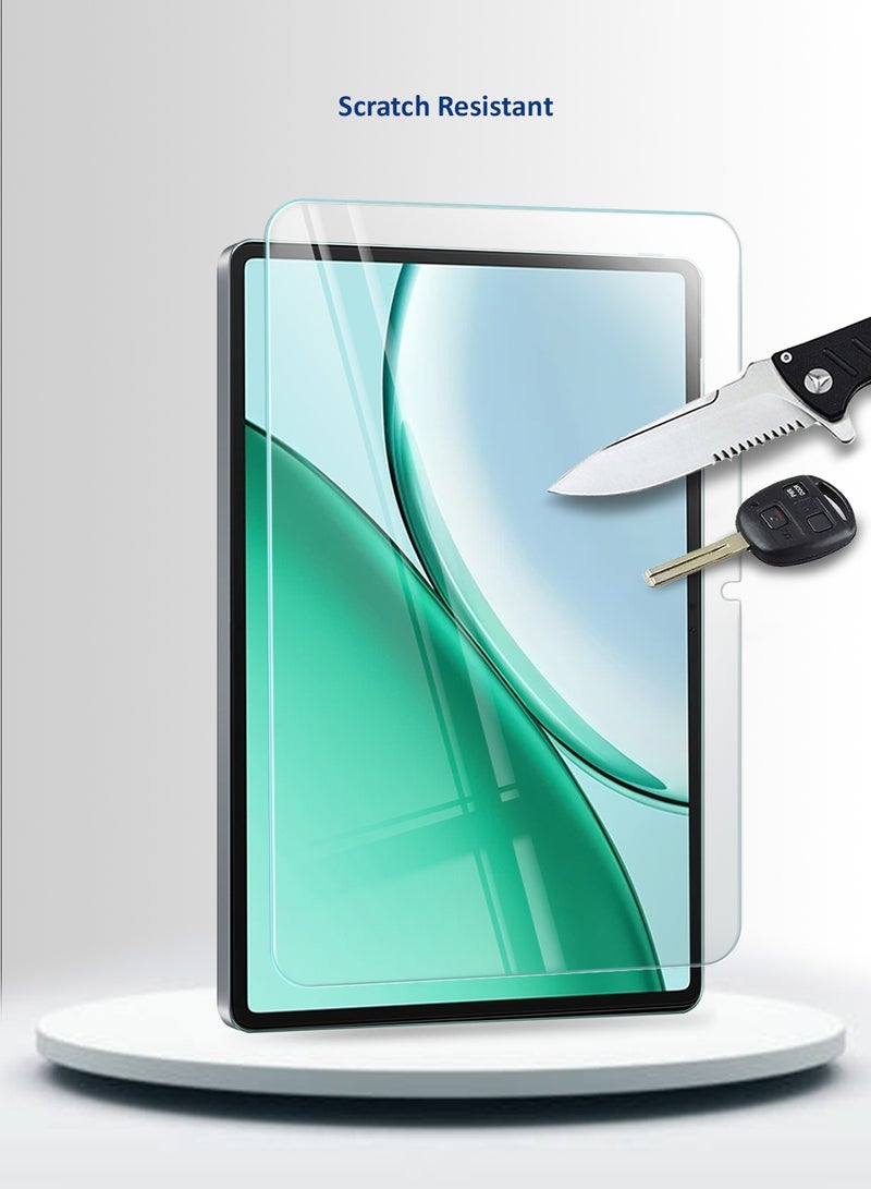 دبليو تيك هونر باد X8b 4G 2026 (11.0 بوصة) واقي شاشة لوحي من زجاج مقسى كامل عالي الوضوح 9H بحواف منحنية من سلسلة WTech المميزة، عبوتان (TSGPCN) - شفاف - Image 3